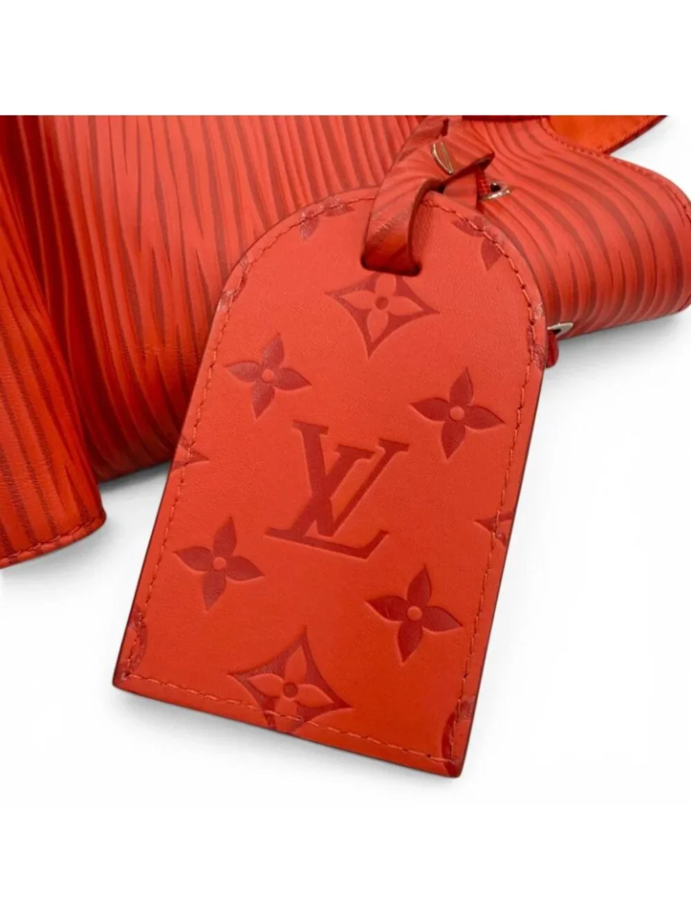 Louis Vuitton Christopher MM Backpack Epi XL Red Silver